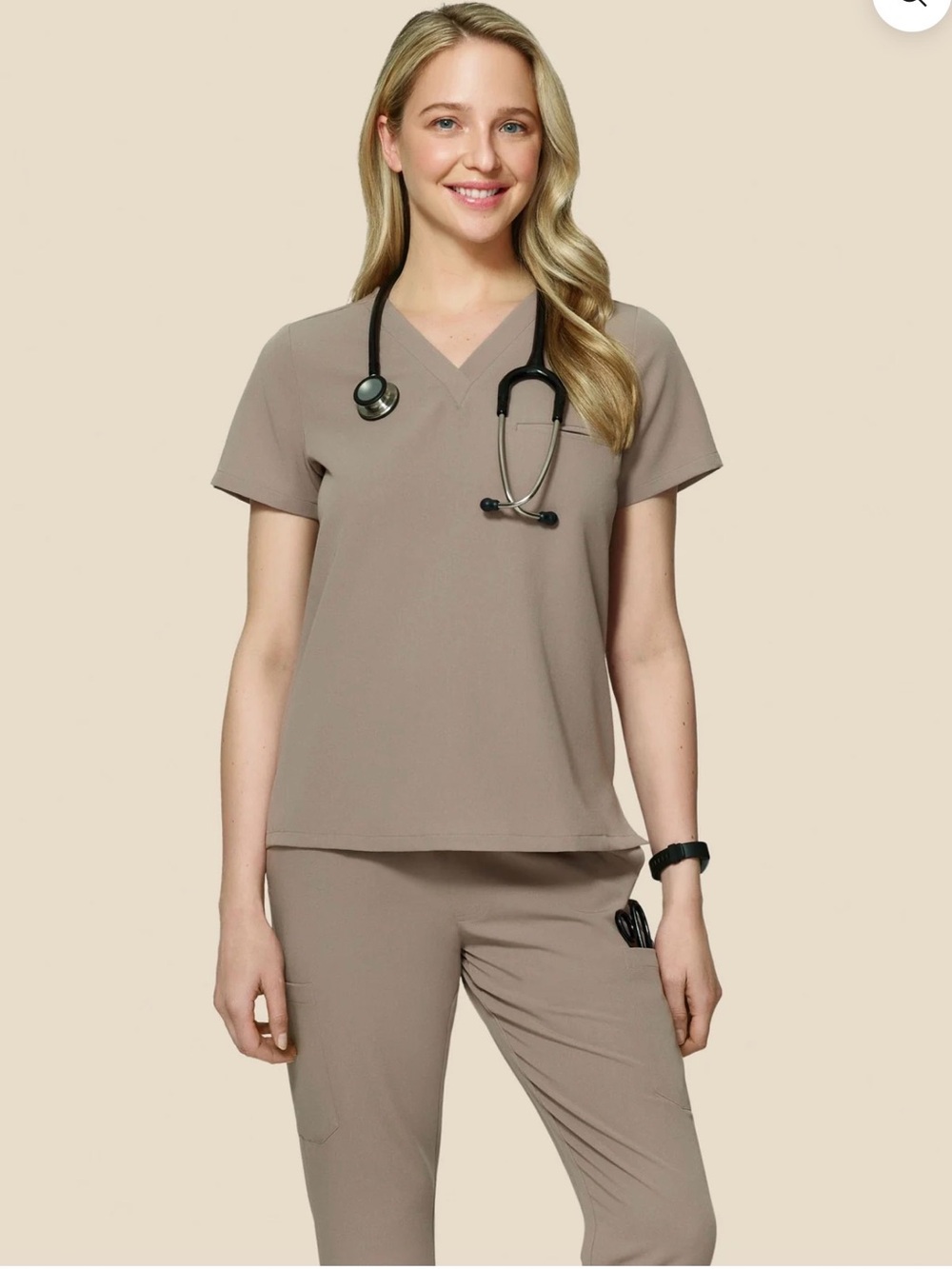 Mandala Womens Scrub SET Macchiato M/L